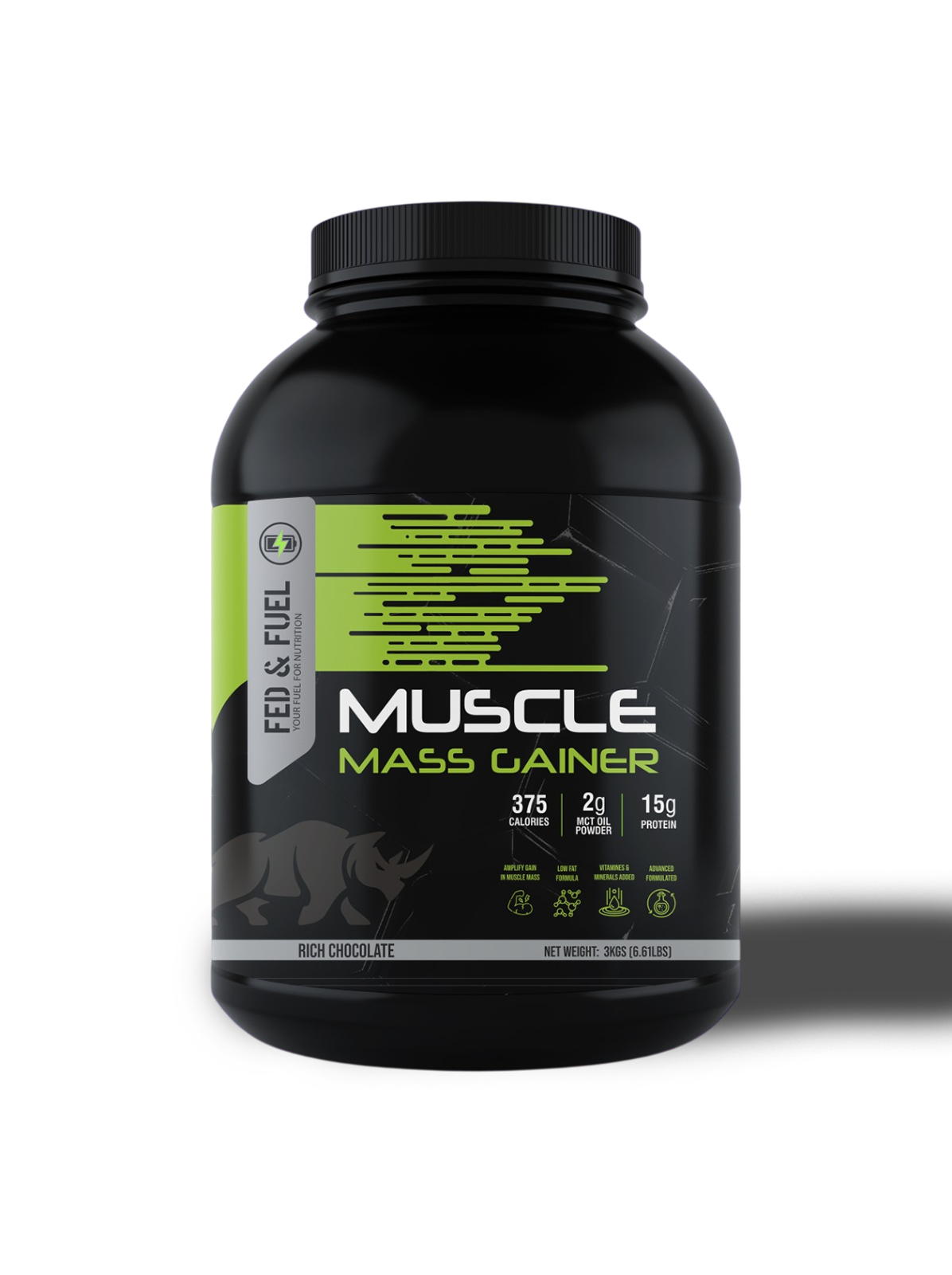Fed & Fuel Muscle Mass Gainer – 3 KG