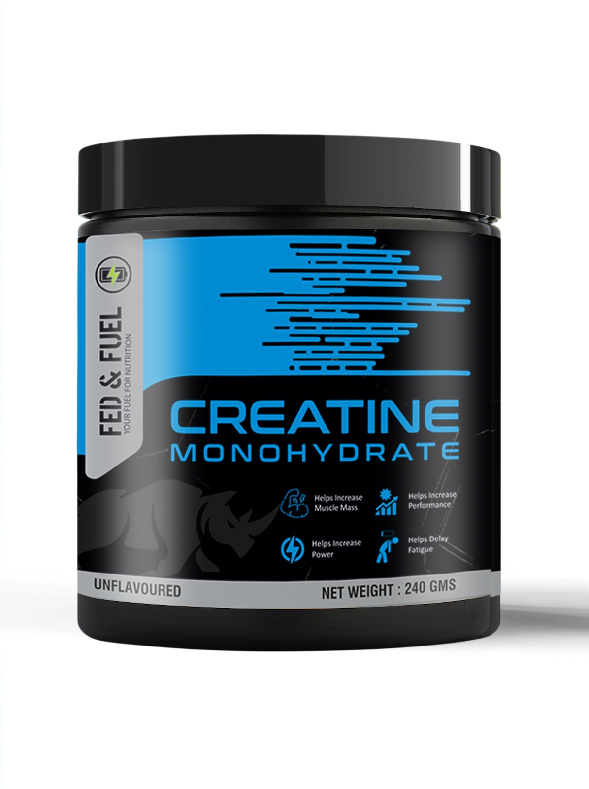 Fed & Fuel Creatine – 240 GM – Watermelon / Fruit Fusion / Unflavored