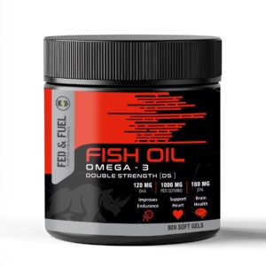 Fed & Fuel Fish Oil – Omega 3 (30 Softgels 90 Softgels )